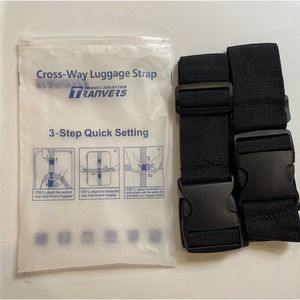 New Transvers CrossWay Luggage Straps - Black